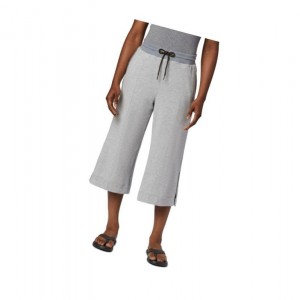 Spodnie Columbia Park Wide Leg Capri Damskie Szare | 69EPGVIOL