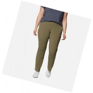 Spodnie Columbia Saturday Trail Stretch Plus Size Damskie Szare Zielone | 61MDRWABS