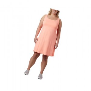 Sukienka Columbia PFG Freezer III Plus Size Damskie Różowe | 06ZIRPTKM