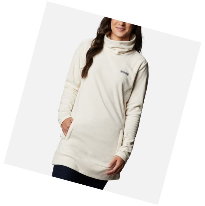 Bluza Columbia Ali Peak Fleece Tunic Damskie Kremowe | 14WFHGYSE