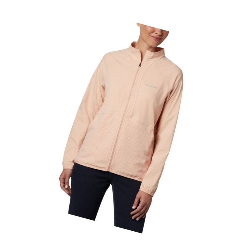 Bluza Columbia Bryce Peak Perforated Full Zip Damskie Różowe | 73YBEGQTR