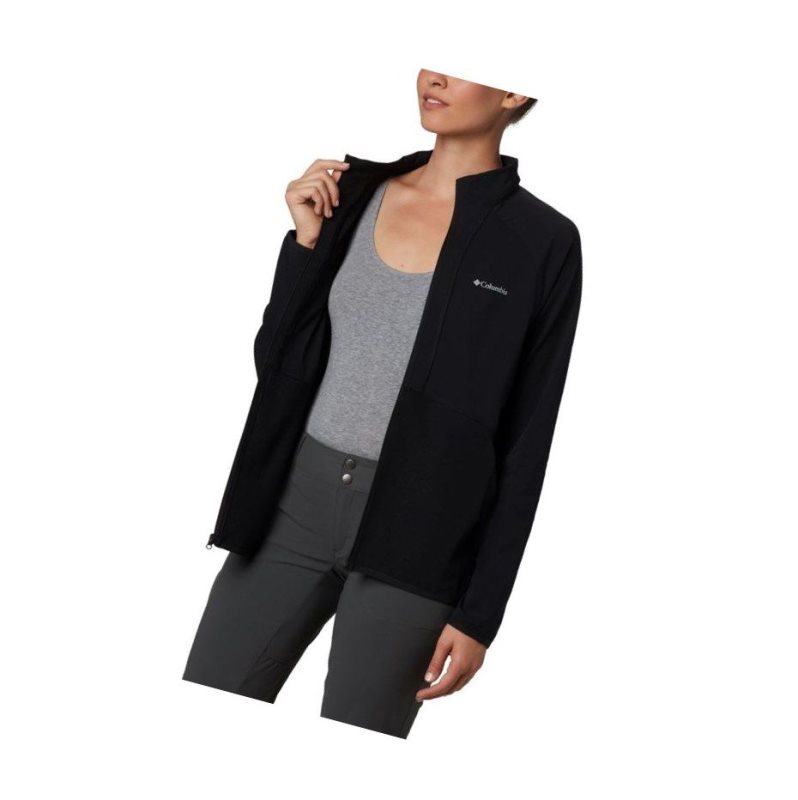 Bluza Columbia Bryce Peak Perforated Full Zip Damskie Czarne | 40SOGUPJQ