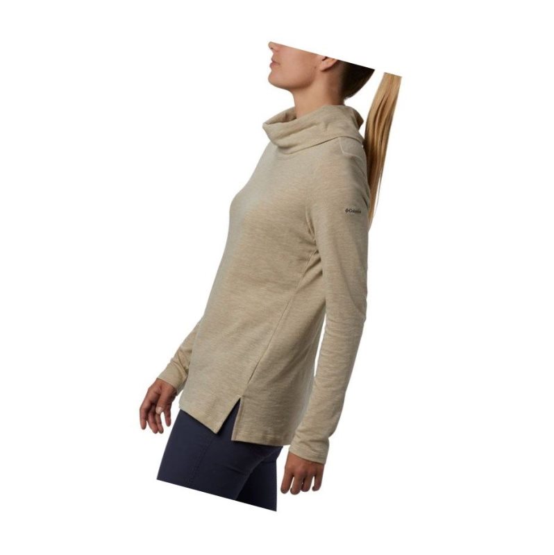 Bluza Columbia Canyon Point Cowl Neck Damskie Kremowe | 40AWMVPNU