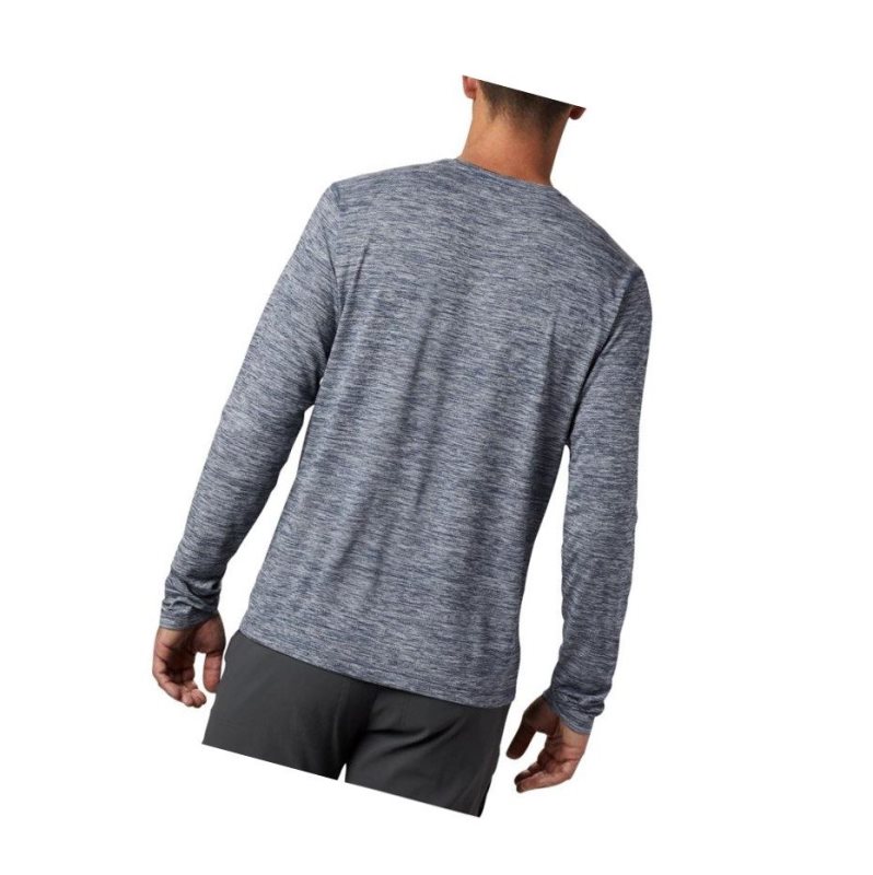 Bluza Columbia Deschutes Runner Long Sleeve Big Męskie Ciemny Niebieskie | 74DSNIUVL