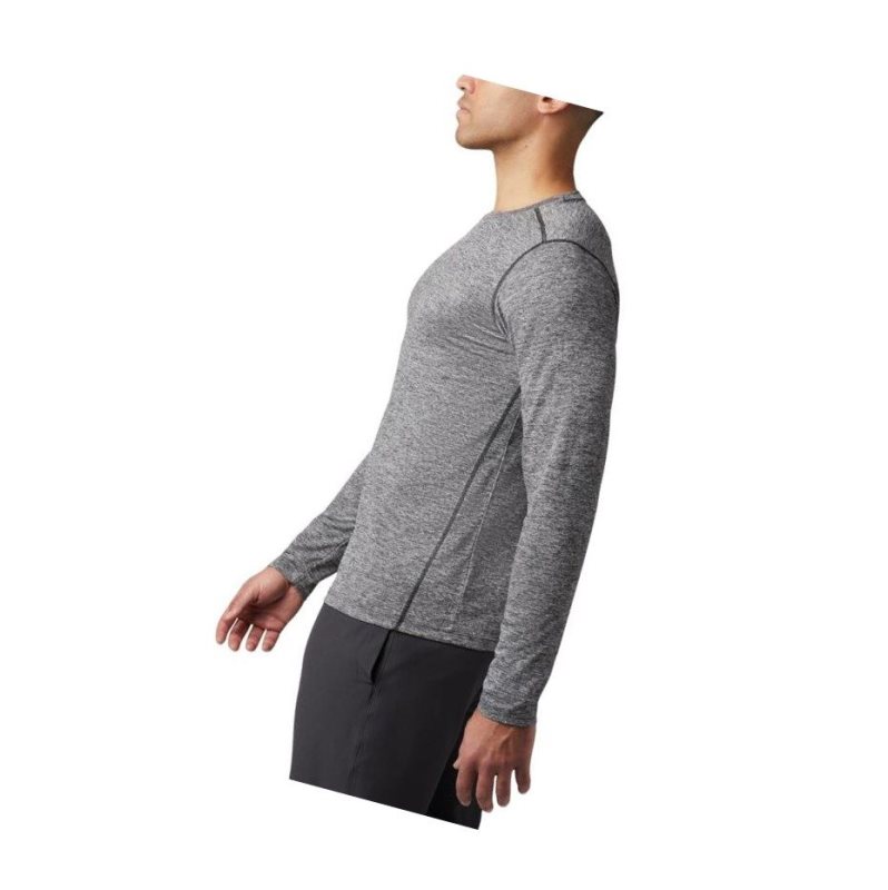 Bluza Columbia Deschutes Runner Long Sleeve Big Męskie Czarne | 40SUGKCEF