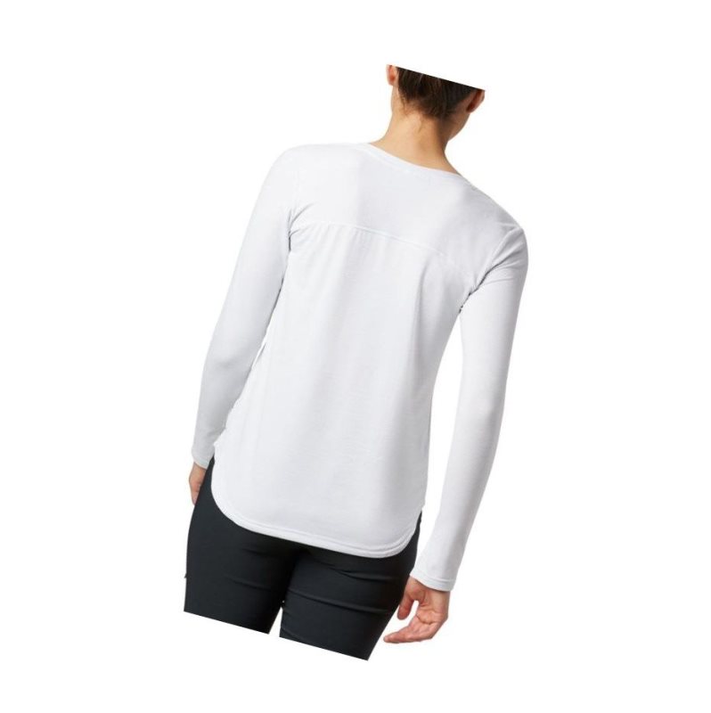 Bluza Columbia Firwood Camp Long Sleeve Damskie Białe | 74UAOFQHY