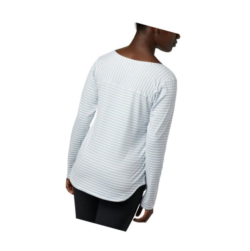 Bluza Columbia Firwood Camp Long Sleeve Damskie Białe | 05ZJVDSBY