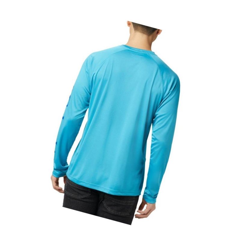 Bluza Columbia Fork Stream Long Sleeve Męskie Niebieskie | 12OWIJFGE