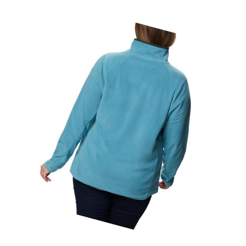 Bluza Columbia Glacial IV 1/2 Zip Plus Size Damskie Niebieskie | 05CXVRGIT