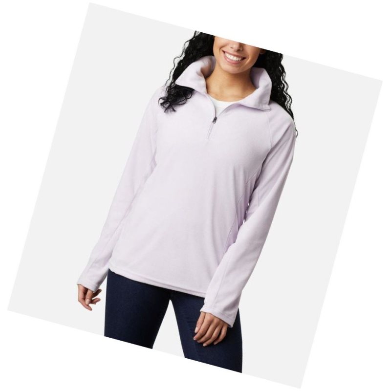 Bluza Columbia Glacial IV Half Zip Fleece Damskie Fioletowe | 69XLUCVZN