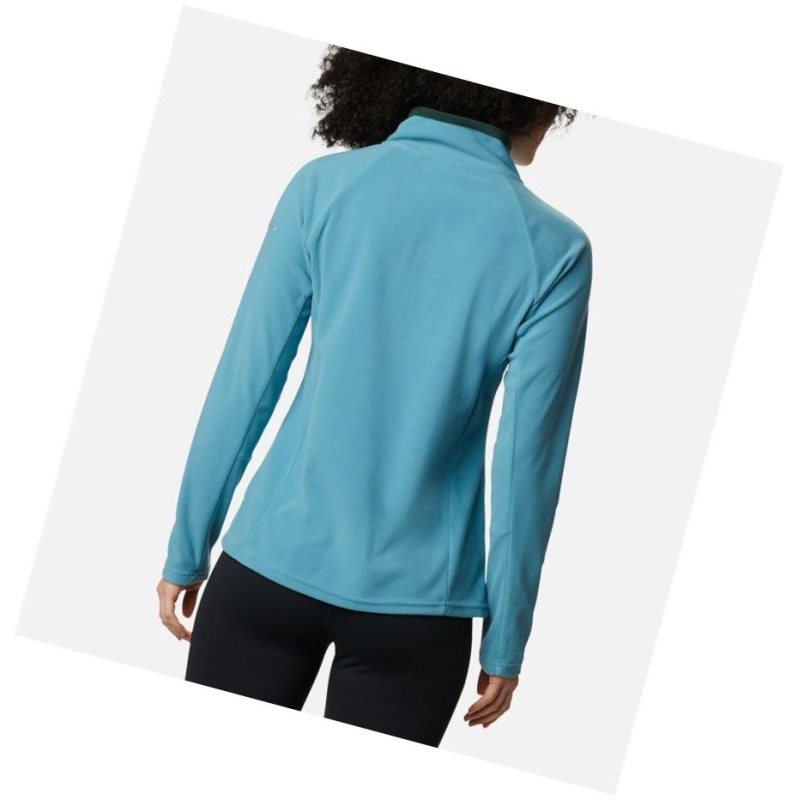 Bluza Columbia Glacial IV Half Zip Fleece Damskie Niebieskie | 32QXVBLRC