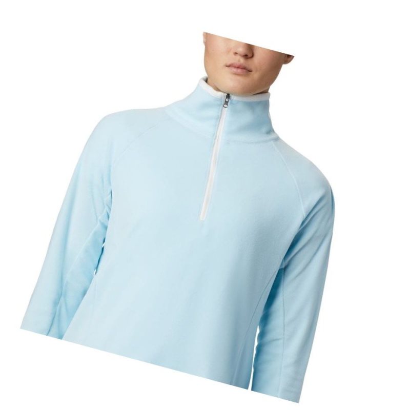 Bluza Columbia Glacial IV Half Zip Fleece Damskie Niebieskie | 29CKDWSOQ