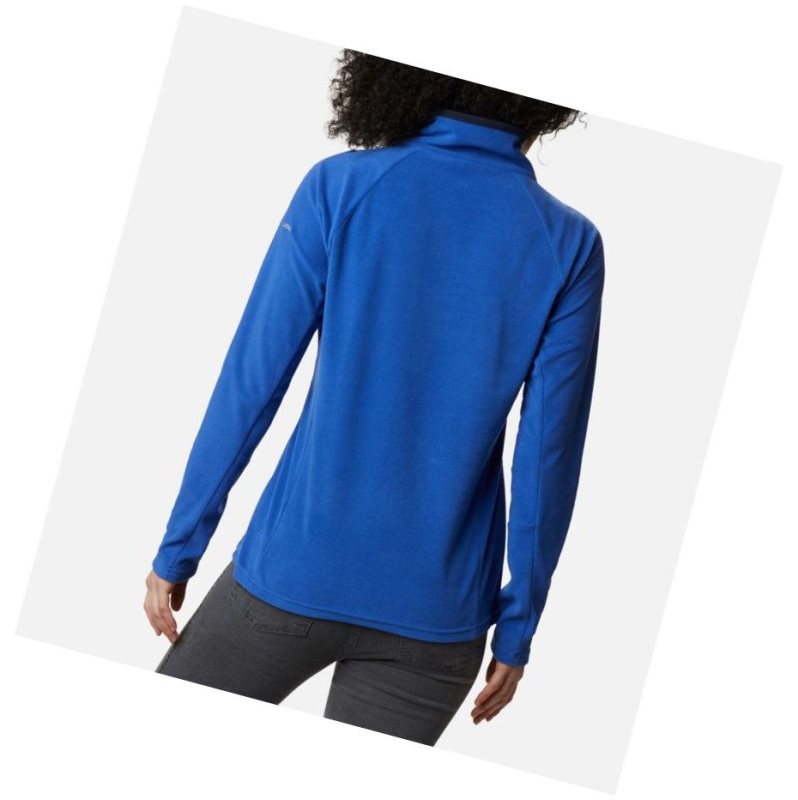 Bluza Columbia Glacial IV Half Zip Fleece Damskie Niebieskie Granatowe | 91SCDRQVW