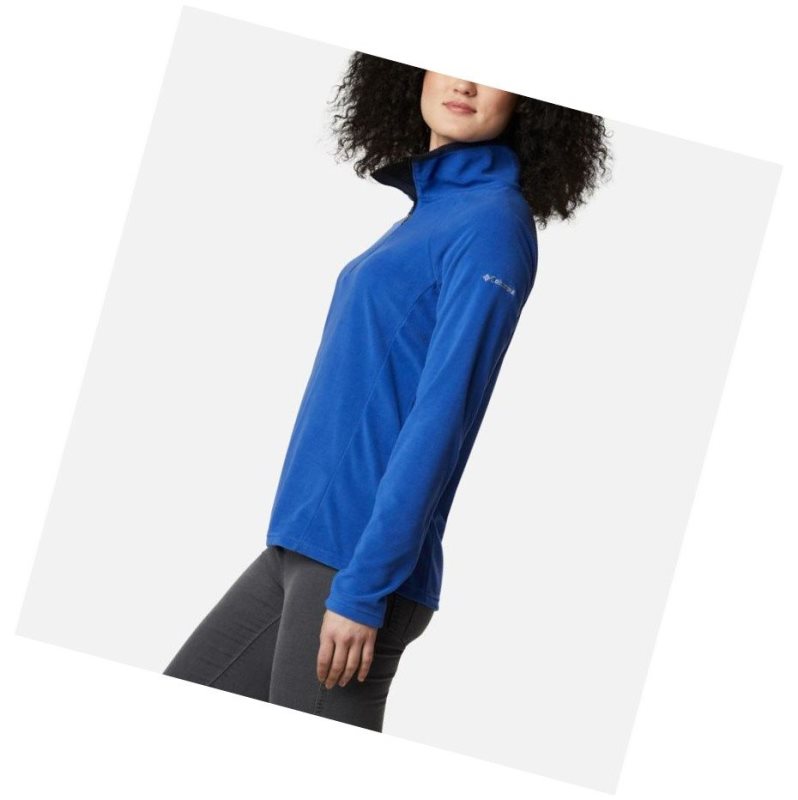 Bluza Columbia Glacial IV Half Zip Fleece Damskie Niebieskie Granatowe | 91SCDRQVW