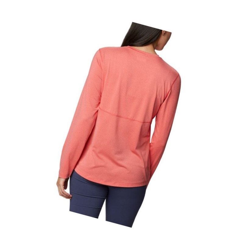 Bluza Columbia Gran Paradiso Long Sleeve Damskie Czerwone Koralowe | 39IBCRZGJ