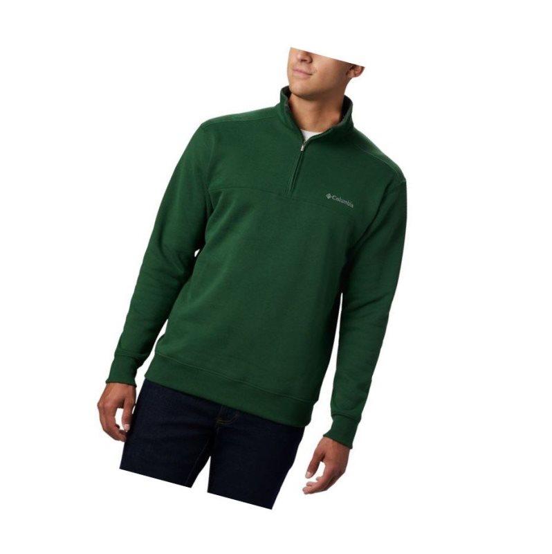 Bluza Columbia Hart Mountain II Half Zip Męskie Zielone Kolorowe | 29CUBTSAN