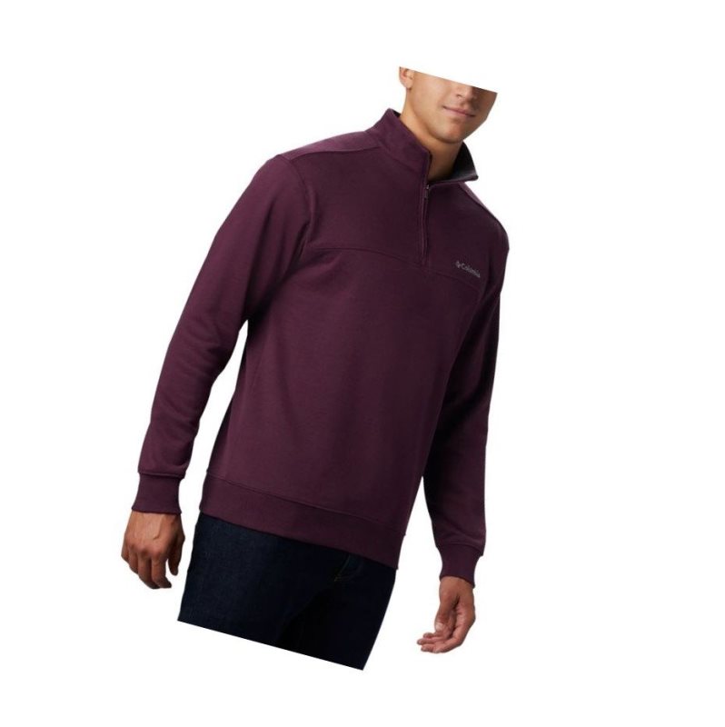 Bluza Columbia Hart Mountain II Half Zip Męskie Czarne Różowe Kolorowe | 26RGYFBIJ