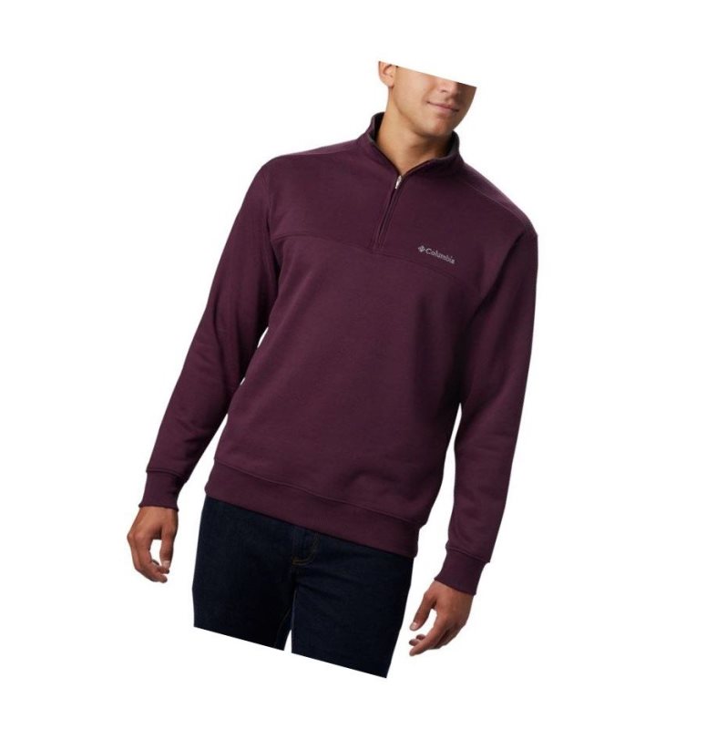 Bluza Columbia Hart Mountain II Half Zip Męskie Czarne Różowe Kolorowe | 26RGYFBIJ