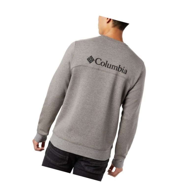 Bluza Columbia Lodge Double Knit Męskie Szare Czarne | 24FDUWLBE