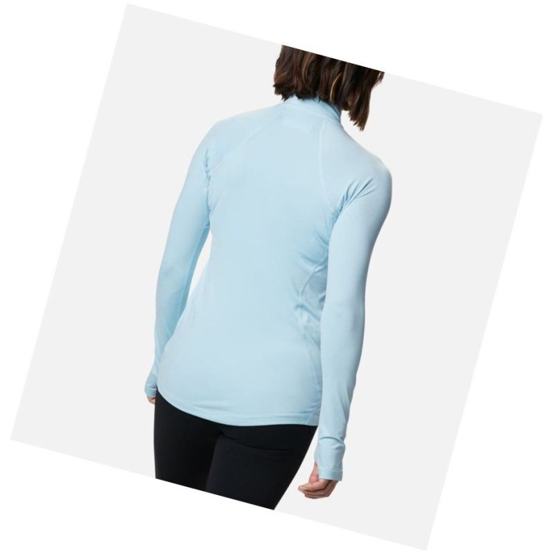 Bluza Columbia Midweight Stretch Baselayer Long Sleeve Half Zip Damskie Niebieskie | 41EFSYGBT