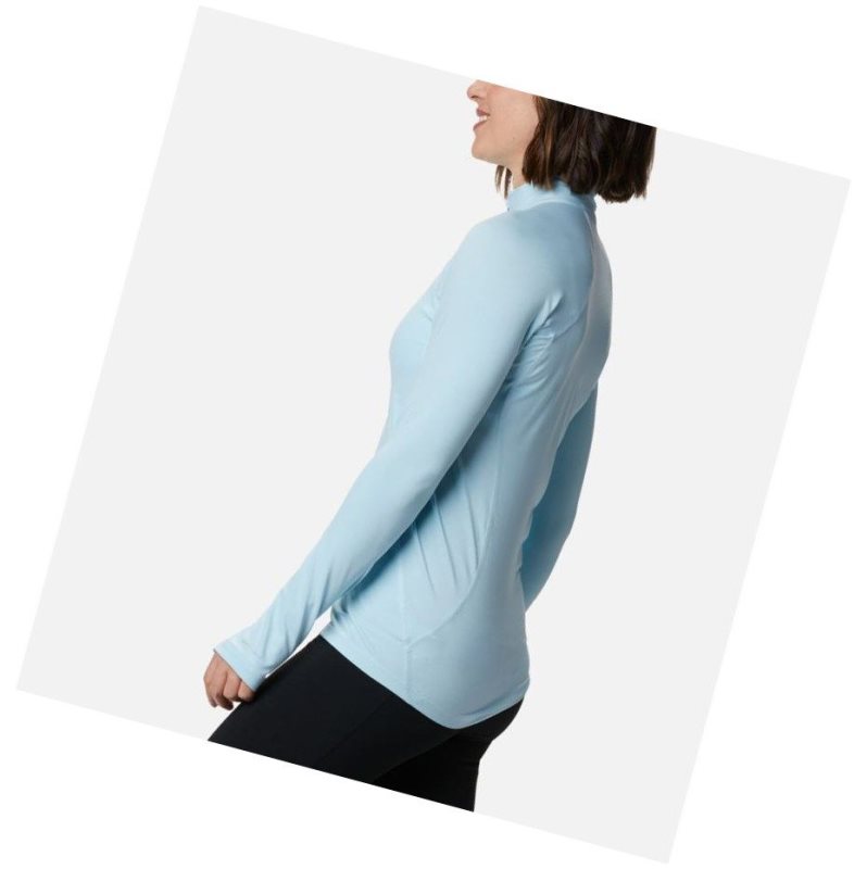 Bluza Columbia Midweight Stretch Baselayer Long Sleeve Half Zip Damskie Niebieskie | 41EFSYGBT