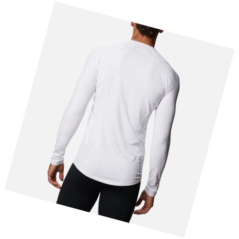 Bluza Columbia Midweight Stretch Baselayer Long Sleeve Męskie Białe | 10IGXFLBH