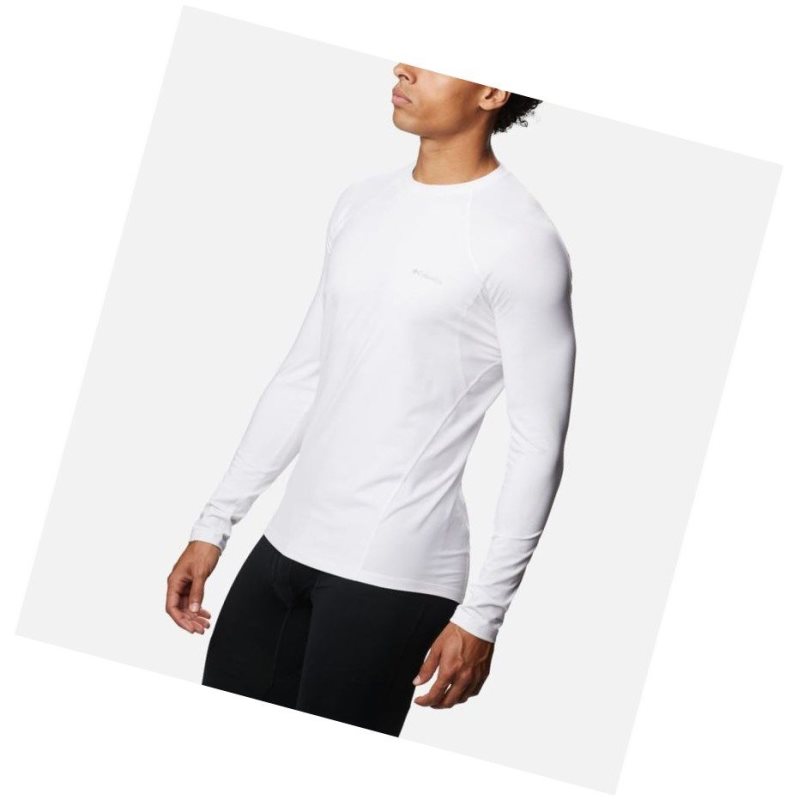 Bluza Columbia Midweight Stretch Baselayer Long Sleeve Męskie Białe | 10IGXFLBH