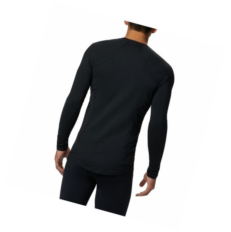 Bluza Columbia Midweight Stretch Baselayer Long Sleeve Męskie Czarne | 89NKXEAZI