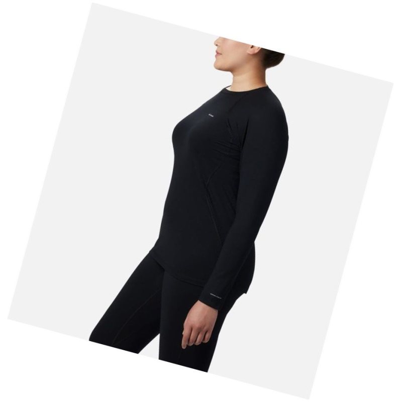 Bluza Columbia Midweight Stretch Long Sleeve Plus Size Damskie Czarne | 14GXETSNM