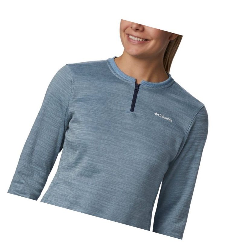 Bluza Columbia Northern Comfort Midlayer Damskie Niebieskie | 96XPGQSRA