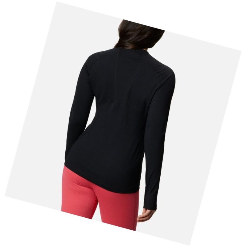 Bluza Columbia Omni-Heat 3D Knit Crew II Baselayer Damskie Czarne | 34JDQHTSU