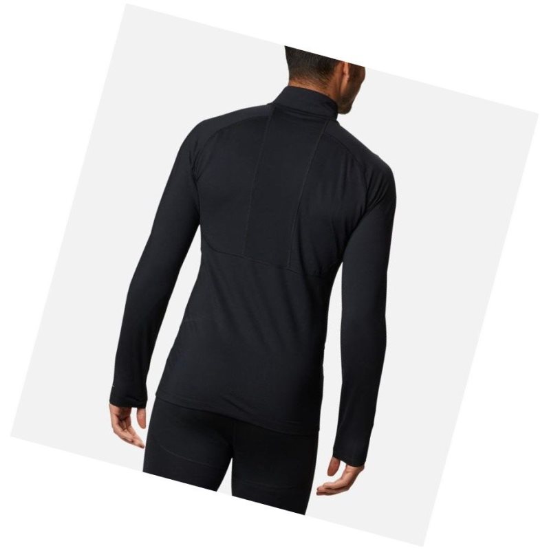 Bluza Columbia Omni-Heat 3D Knit Half Zip II Baselayer Męskie Czarne | 96WFERCSK