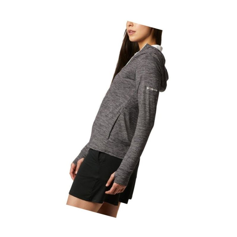 Bluza Columbia Omni-Wick Sky Full Zip Long Sleeve Damskie Czarne | 73OBYDSJP