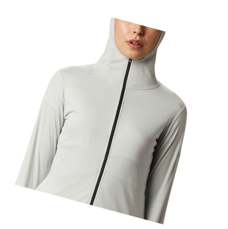 Bluza Columbia Omni-Wick Sky Full Zip Long Sleeve Damskie Szare | 72YQWGDLK