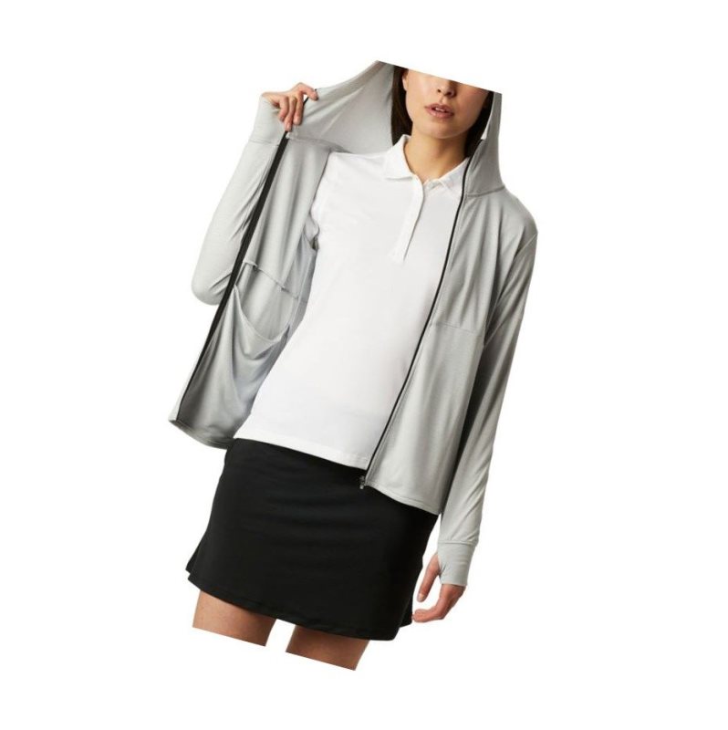 Bluza Columbia Omni-Wick Sky Full Zip Long Sleeve Damskie Szare | 72YQWGDLK