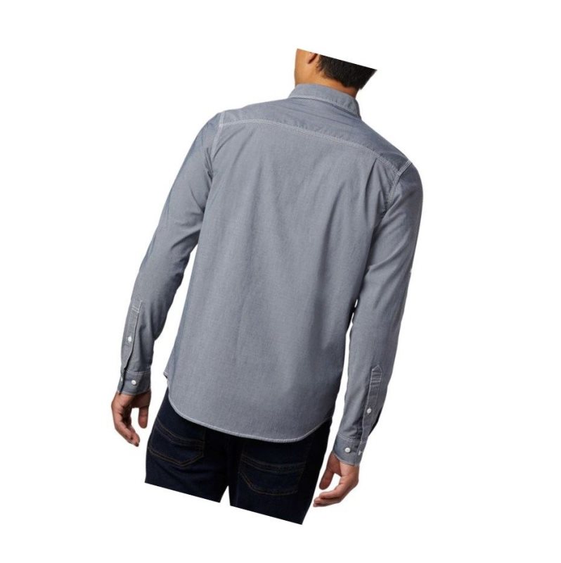 Bluza Columbia Outdoor Elements Long Sleeve Chambray Męskie Granatowe | 15XJBHFDS