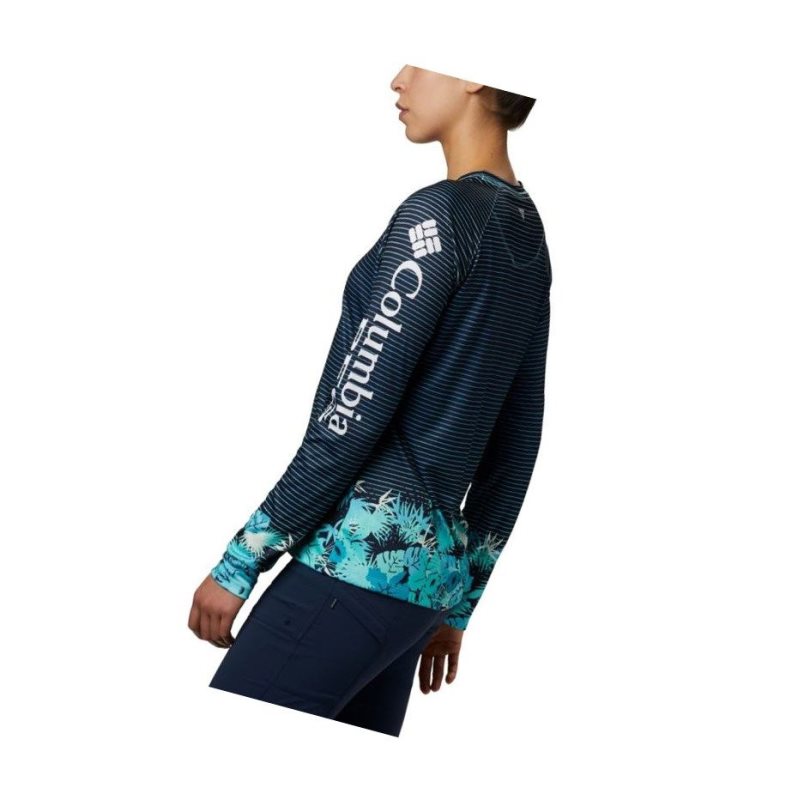 Bluza Columbia PFG Super Tidal Long Sleeve Damskie Kolorowe | 40UTIZXVS