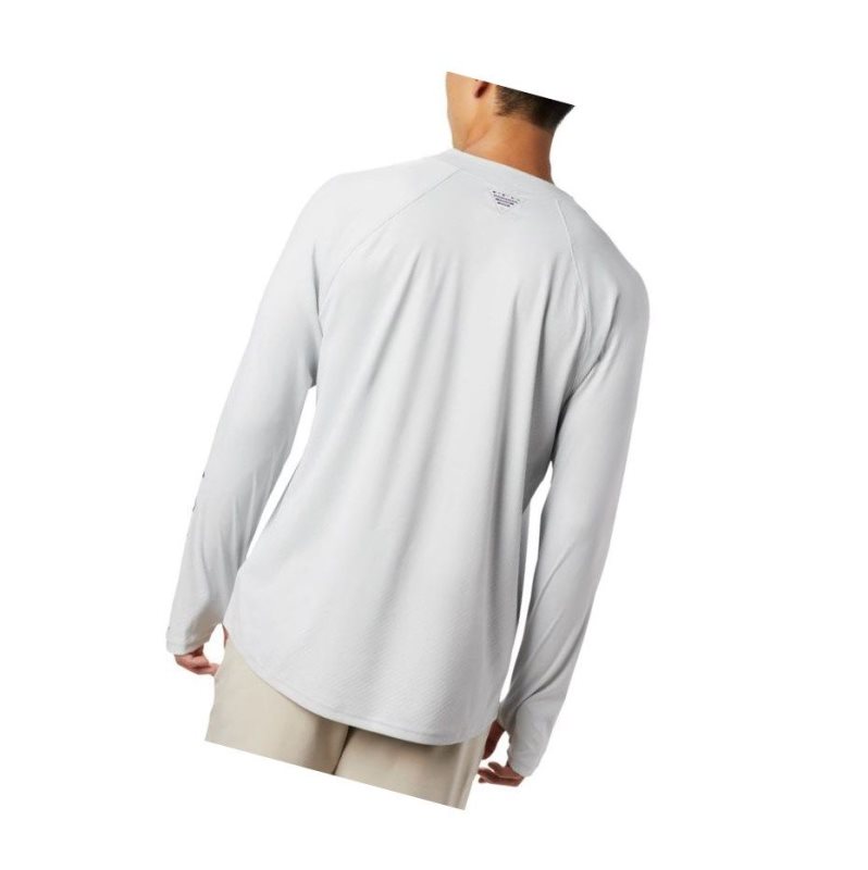 Bluza Columbia PFG Terminal Deflector Zero Mock Long Sleeve Męskie Szare | 13DBLNCSO