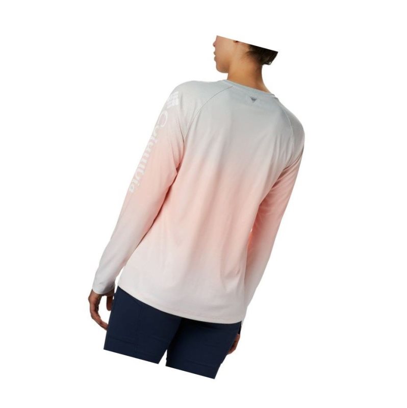 Bluza Columbia PFG Tidal Deflector Long Sleeve Damskie Różowe | 98ZNEQFUV