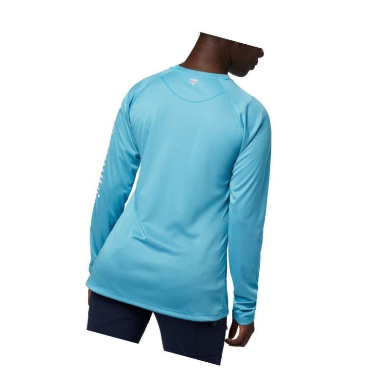 Bluza Columbia PFG Tidal Heather Long Sleeve Damskie Białe | 54EKUGIRZ