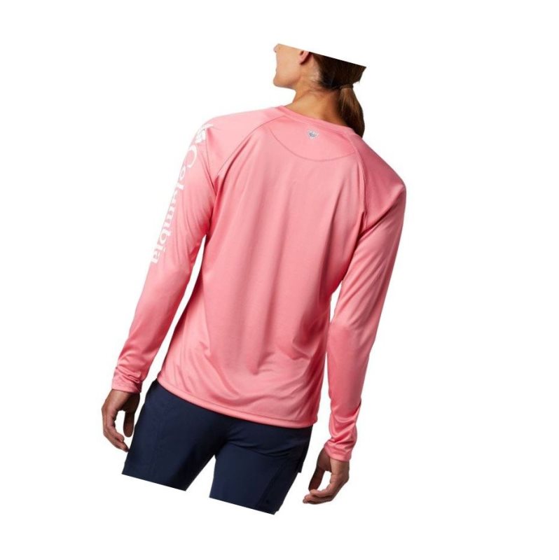 Bluza Columbia PFG Tidal II Long Sleeve Damskie Białe | 40ZJCHEXN