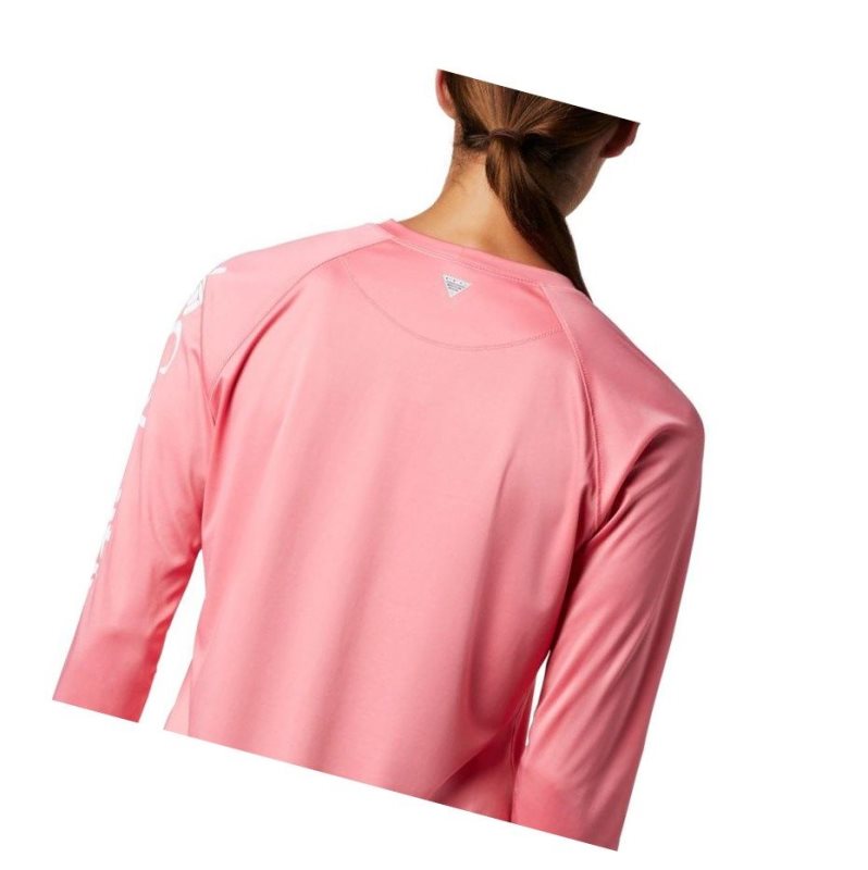 Bluza Columbia PFG Tidal II Long Sleeve Damskie Białe | 40ZJCHEXN