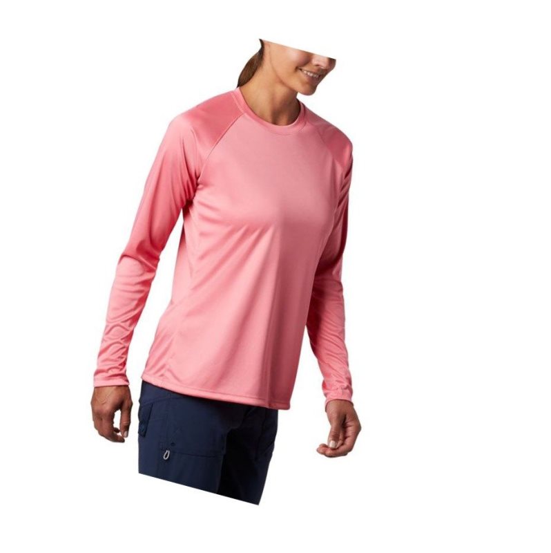 Bluza Columbia PFG Tidal II Long Sleeve Damskie Białe | 40ZJCHEXN