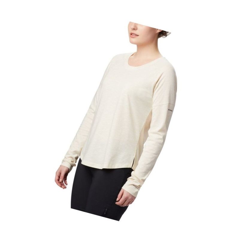 Bluza Columbia Pilsner Peak Knit Long Sleeve Damskie Kremowe | 91BNXOMCA