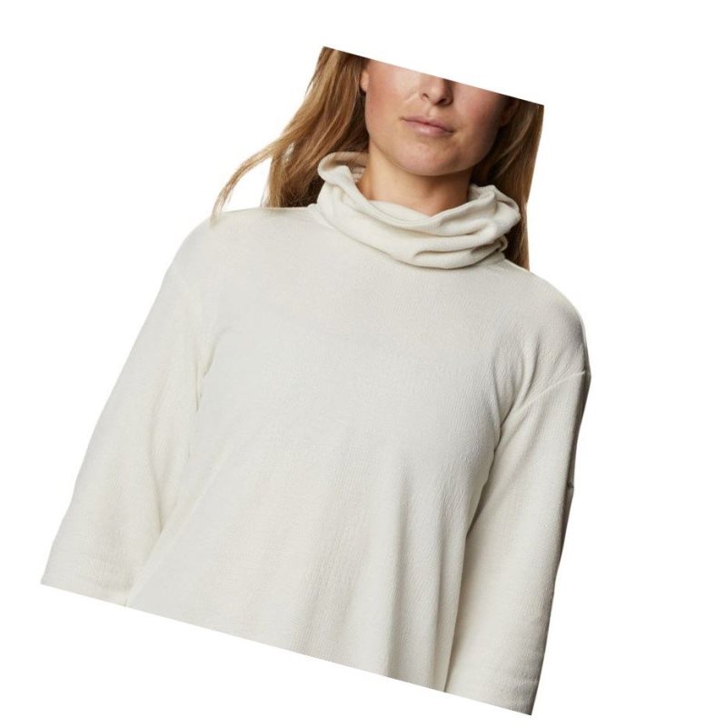 Bluza Columbia Pine Street Split Cowl Neck Damskie Kremowe | 34ZWFTABC