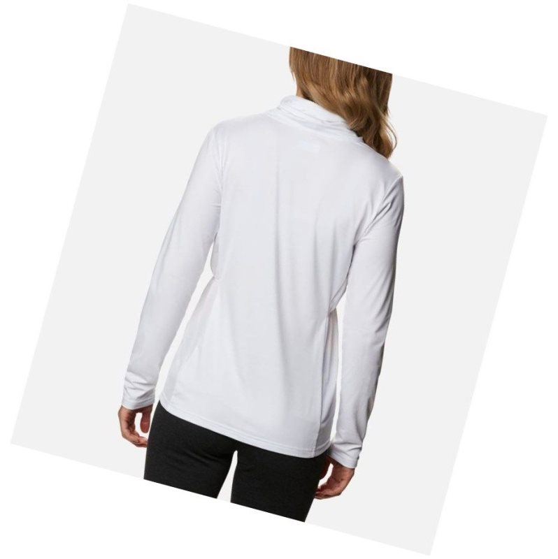 Bluza Columbia Piney Ridge Long Sleeve Knit Damskie Białe | 31JKHVFNW