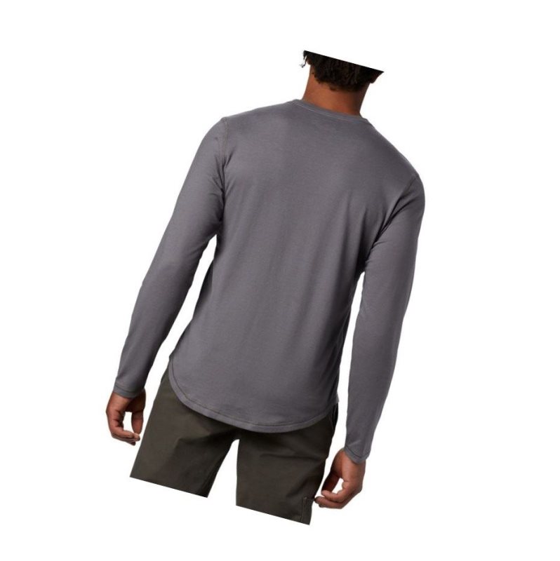 Bluza Columbia Rugged Ridge Long Sleeve Crew Męskie Szare | 71BTWAGLD