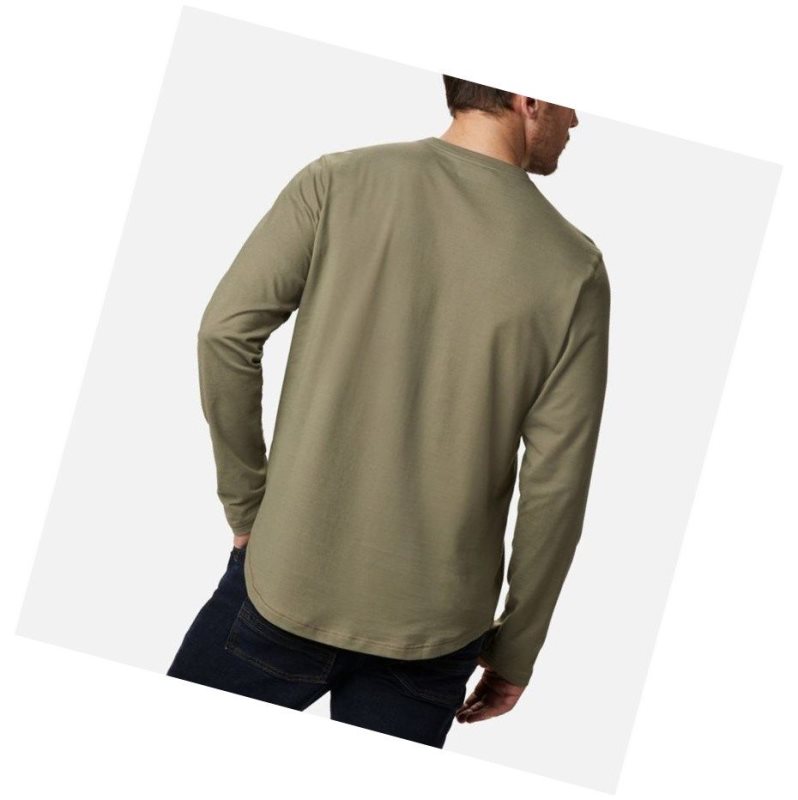 Bluza Columbia Rugged Ridge Long Sleeve Crew Męskie Szare Zielone | 59VWOJSBK