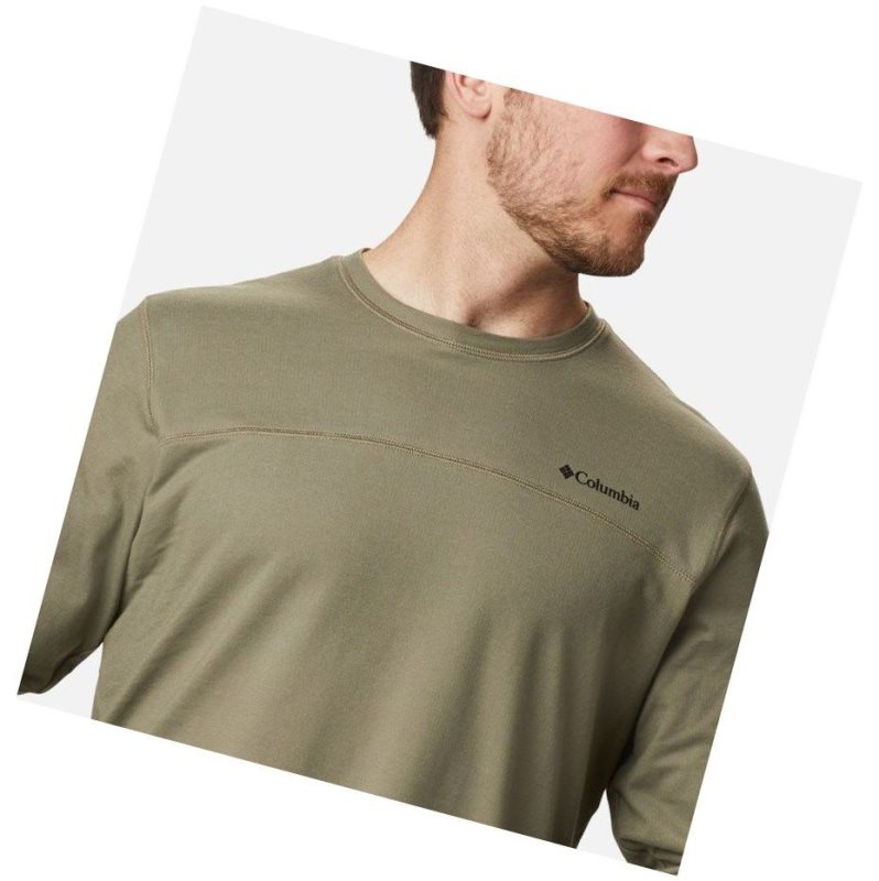 Bluza Columbia Rugged Ridge Long Sleeve Crew Męskie Szare Zielone | 59VWOJSBK