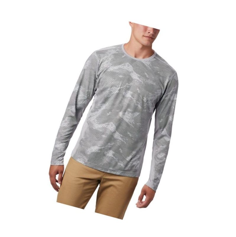 Bluza Columbia Solar Chill 2.0 Long Sleeve Męskie Szare | 96NCMTGJS